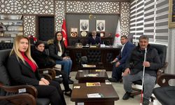 Görme Engelliler Derneği’nden İl Müdürü Taş’a Ziyaret