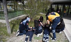 KAEÜ’de Deprem ve Yangın Tatbikatı Yapıldı