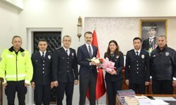 Emniyet Personelinden Kaymakam Erdoğan’a Ziyaret