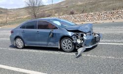 Otomobil koyun sürüsüne daldı: 9 koyun telef oldu