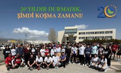 KAEÜ’de 20. Yıla Özel Koşu Etkinliği Düzenlendi