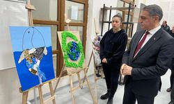 Rektör Karahocagil Sıfır Atık Sergisini Gezdi