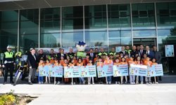 Kırşehir’de Trafik ve İlkyardım Haftasında Dereceye Giren Öğrencilere Ödül