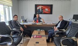 Eğitim Bir-Sen Heyeti Ahmet Yeğin’i Ziyaret Etti