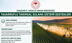 Tarımda Su Tasarrufu İçin Dev Destek