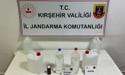 Kırşehir'de Jandarmadan Kaçak Alkol Operasyonu