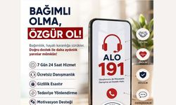ALO 191 ile Bağımlılığa Karşı 7/24 Destek