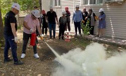 AFAD'dan Çiçekdağı'nda Yangın Farkındalık Eğitimi