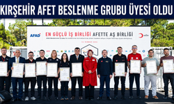 Kırşehir Afet Beslenme Grubu Üyesi Oldu
