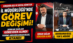 Aile ve Sosyal Hizmetler İl Müdürlüğü'nde Görev Değişimi