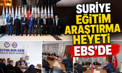 Suriye Eğitim Araştırma Heyeti, EBS'yi Ziyaret Etti