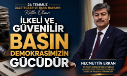 AK Parti Milletvekili Erkan'dan Basın Mensuplarına Kutlama