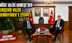 Niğde Valisi Akmeşe'den Kırşehir Valisi Demiryürek'e Ziyaret