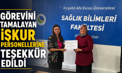 Sağlık Bilimleri Fakültesi'nden İŞKUR Personeline Vefa