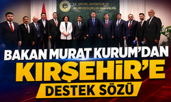 Bakan Murat Kurum'dan Kırşehir'e Destek Sözü