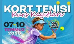 Kırşehir Belediyesi’nden kort tenisi kursu