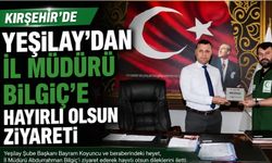 Yeşilay'dan İl Müdürü Bilgiç'e Hayırlı Olsun Ziyareti