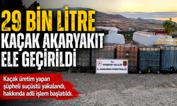 29 Bin Litre Kaçak Akaryakıt Ele Geçirildi