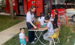 Gezici Kütüphane Gazi Parkı’nda çocuklarla buluştu