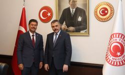 Erkan'dan Bakan Çiftçi'ye Ziyaret