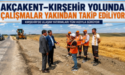 Kırşehir'de Akçakent Yolu Çalışmaları Aralıksız Sürüyor