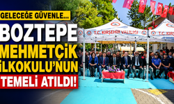Boztepe'de Mehmetçik İlkokulu'nun Temeli Atıldı
