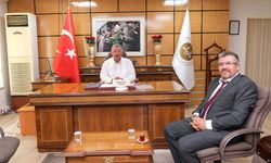 Çiçekdağı’nın Yeni Müftüsü Ali Meşe’den İl Müftüsü Tekin’e Ziyaret