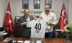 BAŞKAN TORUN’DAN İSMAİL DENİZ’E FORMA HEDİYESİ