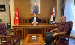 AYDIN ALTINOK’TAN KAYMAKAM YÜKSEL’E VEDA ZİYARETİ