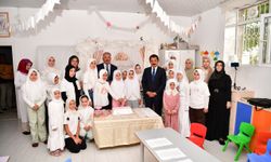 VALİ DEMİRYÜREK YAZ KUR’AN KURSU ÖĞRENCİLERİYLE BULUŞTU