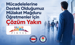 YAVUZ: “MÜLAKAT MAĞDURU ÖĞRETMENLER İÇİN ÇÖZÜM YAKIN”