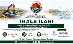 KAMAN’DA İÇME SUYU PROJESİ İHALEYE ÇIKIYOR