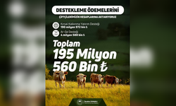 ÇİFTÇİLERE 195 MİLYON TL’LİK TARIMSAL DESTEK