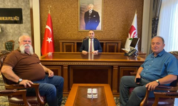 Muhtar Çetin’den Kaymakam Yüksel’e Hayırlı Olsun Ziyareti