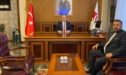 BARO BAŞKANI’NDAN KAYMAKAM YÜKSEL’E ZİYARET