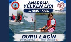 KIRŞEHİRLİ DURU LAÇİN’DEN YELKENDE ÇİFTE BAŞARI