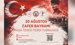 KIRŞEHİR’DE ZAFER BAYRAMI COŞKUSU MASA TENİSİYLE YAŞANACAK