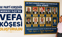 AK Parti Kırşehir’de “Vefa Köşesi”