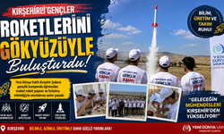 Kırşehirli Gençler Roketlerini Gökyüzüyle Buluşturdu