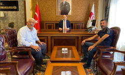 MUHTAR YÜKSEL’DEN KAYMAKAM YÜKSEL’E ZİYARET