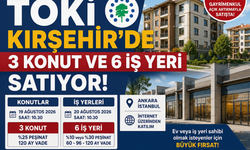 TOKİ Kırşehir’de 3 Konut ve 6 İş Yerini Satışa Çıkarıyor