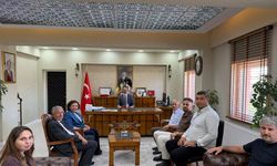 AK PARTİ HEYETİ KAYMAKAMI ZİYARET ETTİ