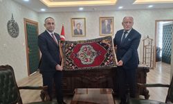 Kaymakam Yüksel’den Başkan Şahin’e veda ziyareti