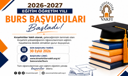 KIRŞEHİR ÜNİVERSİTE ÖĞRENCİLERİ İÇİN BURS BAŞVURULARI BAŞLADI
