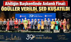 Ahiliğin Başkentinde Yılın Ahileri Ödüllerine Kavuştu