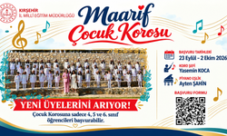 KIRŞEHİR MAARİF ÇOCUK KOROSU YENİ ÜYELERİNİ ARIYOR