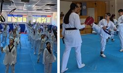 KAMAN’DA TAEKWONDO SPORCULARININ KUŞAK HEYECANI