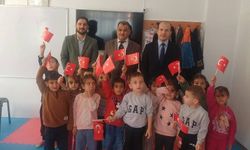 Kaymakam Bayram’a Bayraklı Karşılama