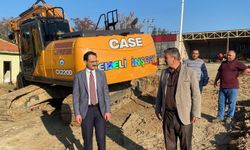 Akpınar'da Morg, Gasilhane ve Taziye Evi projesinde ilk harç döküldü