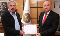 Kırşehir İl Müftüsü Tekin’den İdris Durmuş’a Teşekkür Belgesi